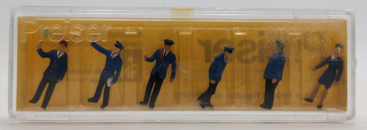 Preiser 14011 HO DB Railway Personnel Figures (Set of 6)