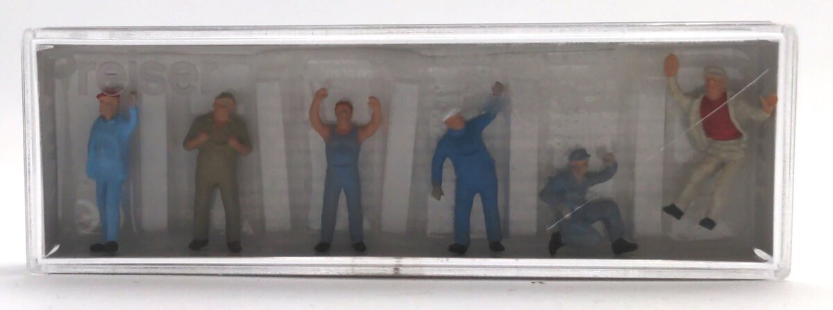 Preiser 14127 HO Standing Truckers Figures (Set of 6)