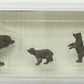 Preiser 20386 HO Scale Animals - Brown Bears Figures (Set of 4)