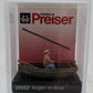 Preiser 28052 HO Scale Angler in a Boat Fisherman Fishing Plastic Figure