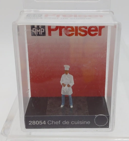 Preiser 28054 HO Scale Chef de Cuisine Figure