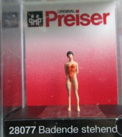 Preiser 28077 HO Standing Female Sunbather Figure