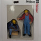 Preiser 45076 G Workers Figures with Protective Helmets & Welding (Set of 2)