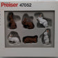 Preiser 47052 G Animals Assorted Rabbits Figures (Set of 6)