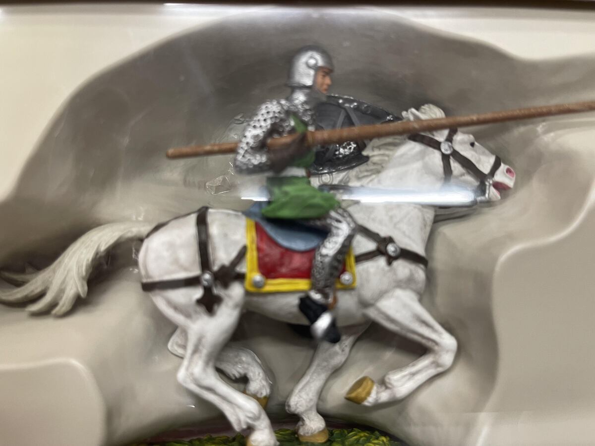 Preiser 50943 G Norman Riding with Lance Figure #2