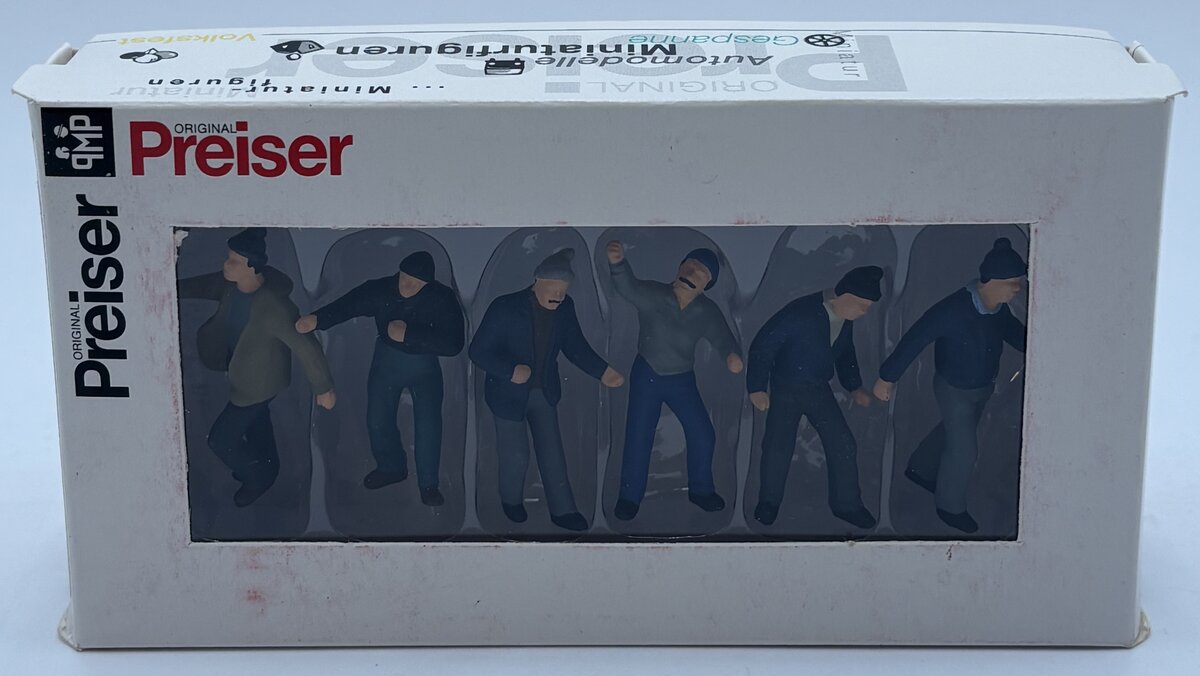 Preiser 68211 O Outdoor Workers Figures (Set of 6)