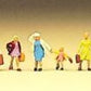 Preiser 88519 Z Krause Family Travel Figures (Set of 6)