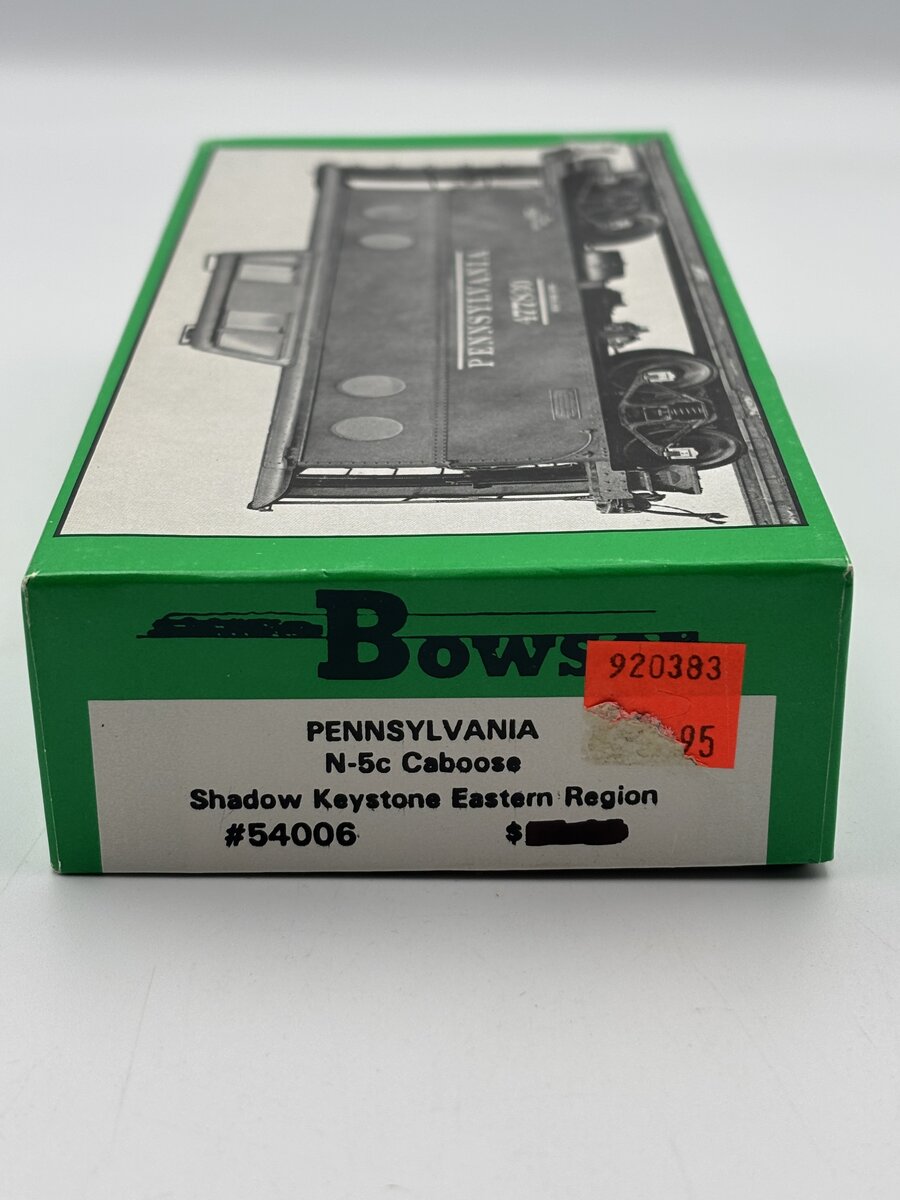Bowser 54006 HO Pennsylvania Shadow Keystone Eastern Region N-5c Caboose