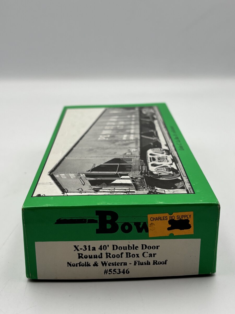 Bowser 55346 X-31a 40' Double Door Round Roof Boxcar Norfolk & Western