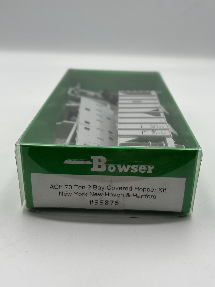 Bowser 55875 HO New York NH & H ACF 70T 2 Bay Covered Hopper Road # 180544 Kit