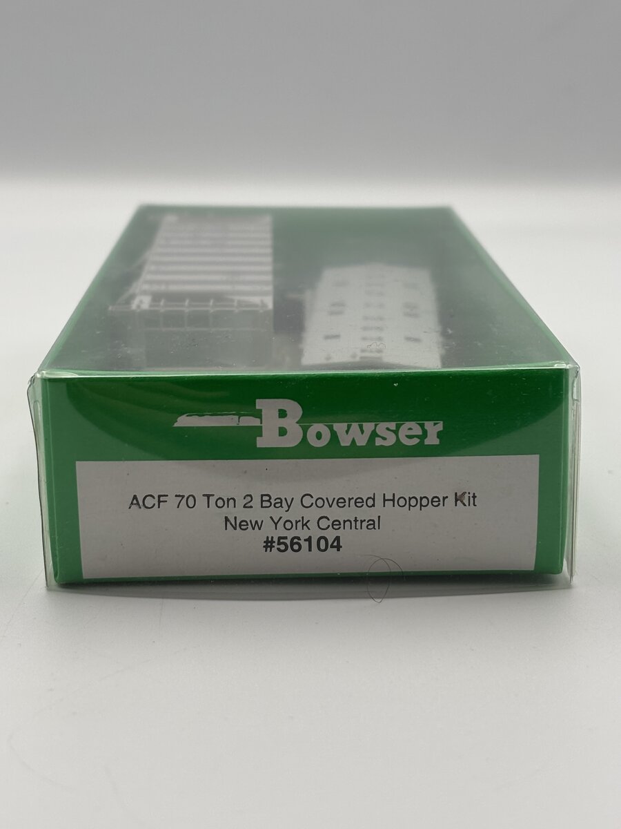 Bowser 56104 HO ACF 70 Ton 2 Bay Covered Hopper Kit New York Central