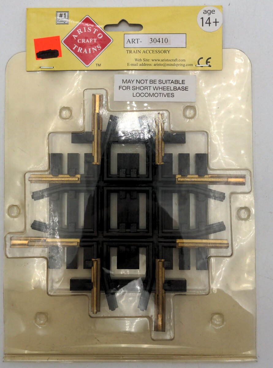 Aristo-Craft 30410 USA Brass 90 Degree Track Crossing