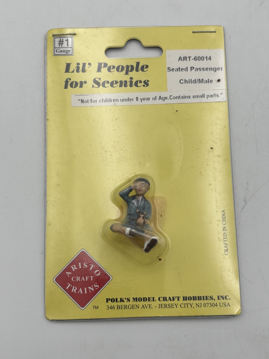 Aristo-Craft 60014 G Scale "Whining Willie" Child Seated Passenger