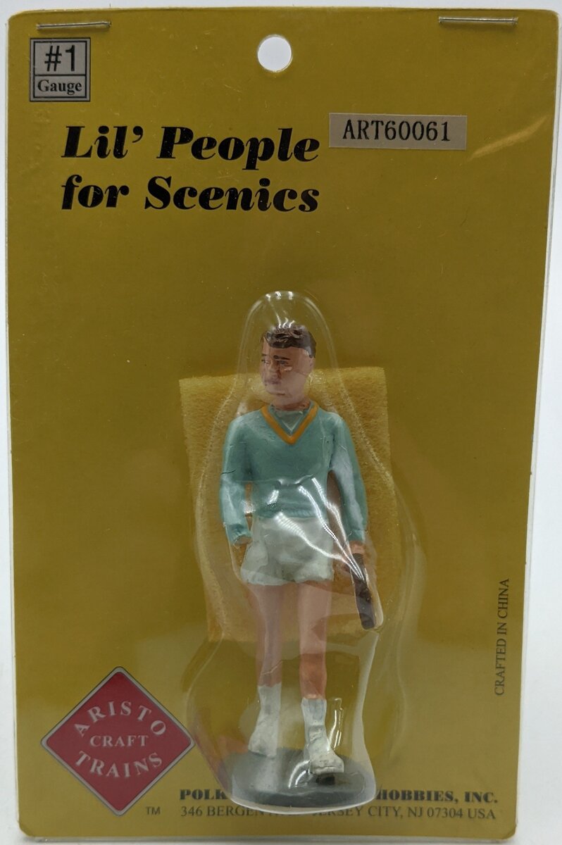 Aristo-Craft ART-60061 G Scale Lil' People Todd Male Tennis Player Figure