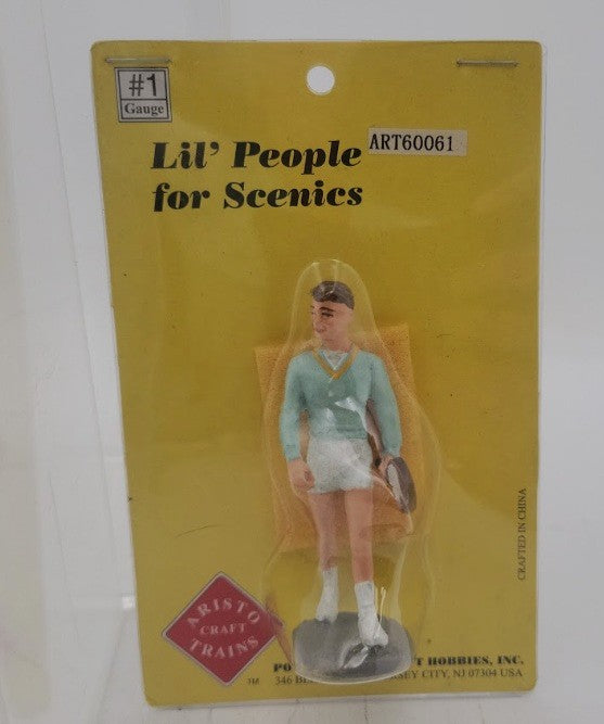 Aristo-Craft ART-60061 G / #1 Scale Lil' People Todd Male Tennis Player Figure