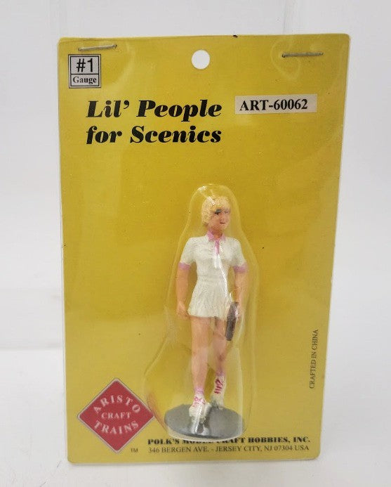 Aristo-Craft ART-60062 G / #1 Scale Lil' People Rita Female Tennis Player Figure