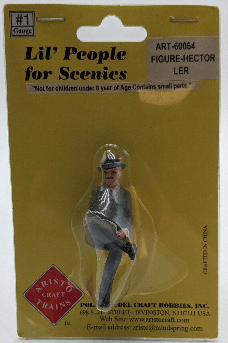Aristo-Craft 60064 G Scale Seated Male Reading Figure