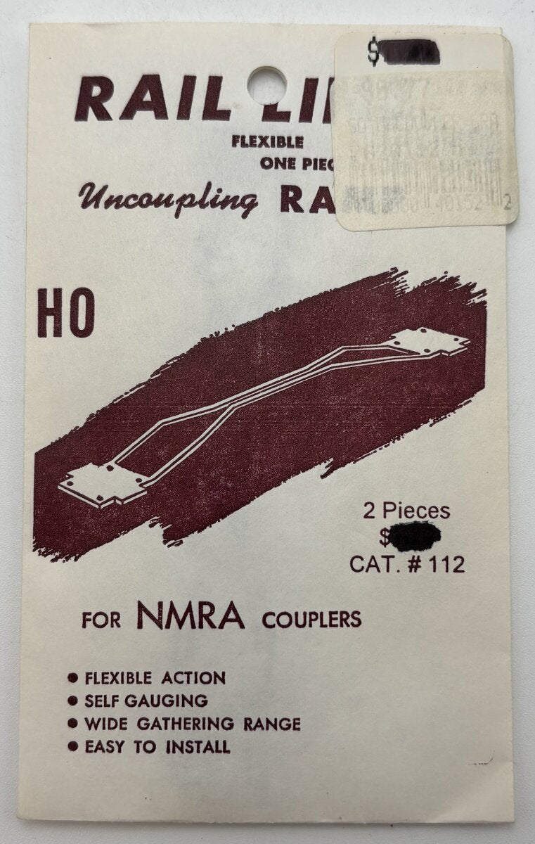Rail Line 620-112 HO Uncoupling Ramp Stationary For NMRA Horn Hook Couplers