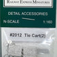 Railway Express Miniatures 2012 N Scale Fairmont Tie Cart Metal Kit (Pack of 2)