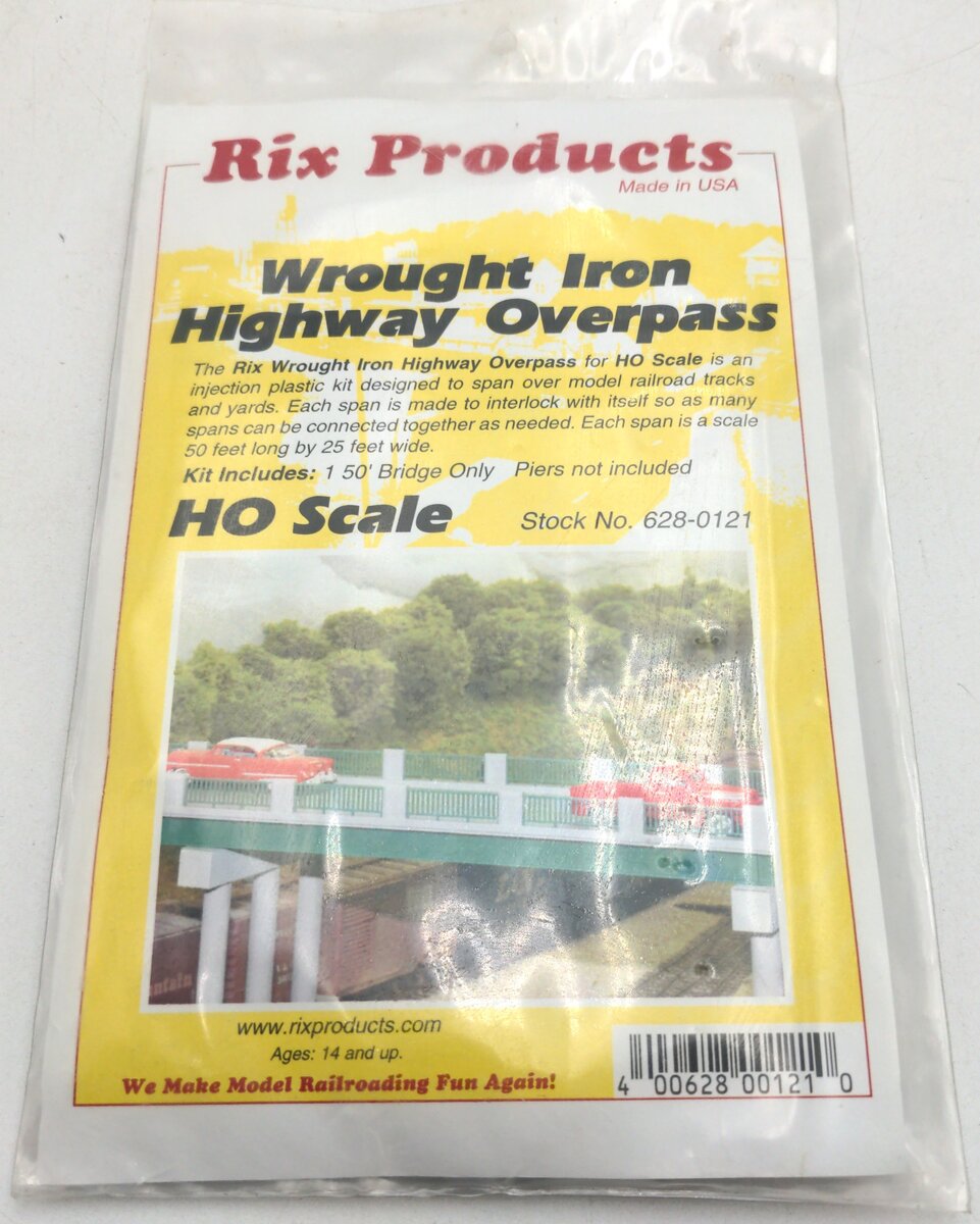 Rix Products 628-0121 Wrought Iron Highway Overpass Kit - 50' Scale