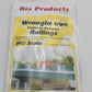 Rix Products 628-0124 HO 50' Wrought Iron/Concrete Highway Railings (Pack of 4)