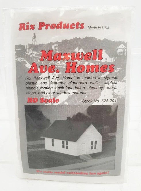 Rix Products 628-0201 HO Scale Maxwell Avenue House Plastic Building Kit