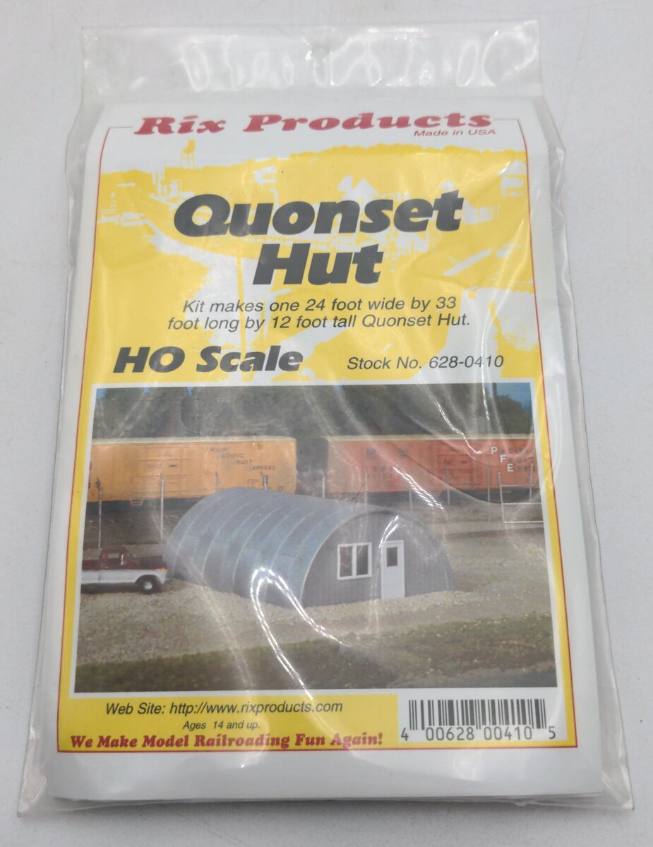 Rix Products 628-0410 HO Scale Quonset Hut Building Kit