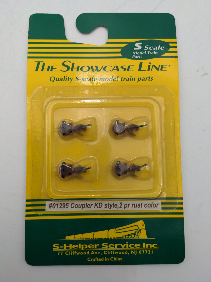 S-Helper Service 01295 Coupler KD Style, 2 Pr Rust Color