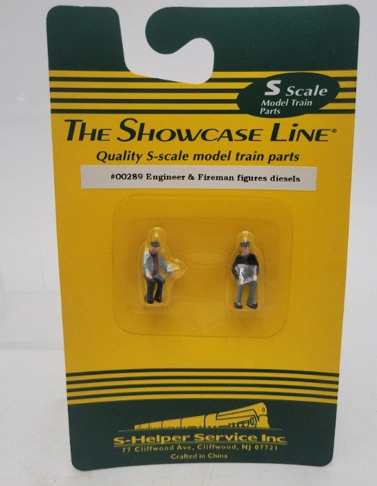 S-Helper Service 289 S Scale SW9 Engineer & Fireman Figures Diesels (Set of 2)