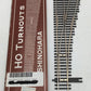 Shinohara Track 302 HO Code 70 #4 WYE Right Switch Turnout