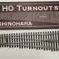 Shinohara Track 304 HO Code 70 #6 Turnout Right