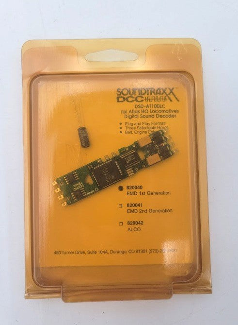 SoundTraxx 820040 HO Scale EMD 1ST Generation DSD-AT100LC Digital Sound Decoder