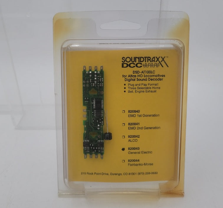 SoundTraxx 820043 DSD-AT100LC HO Scale Digital Sound Decoder Diesel