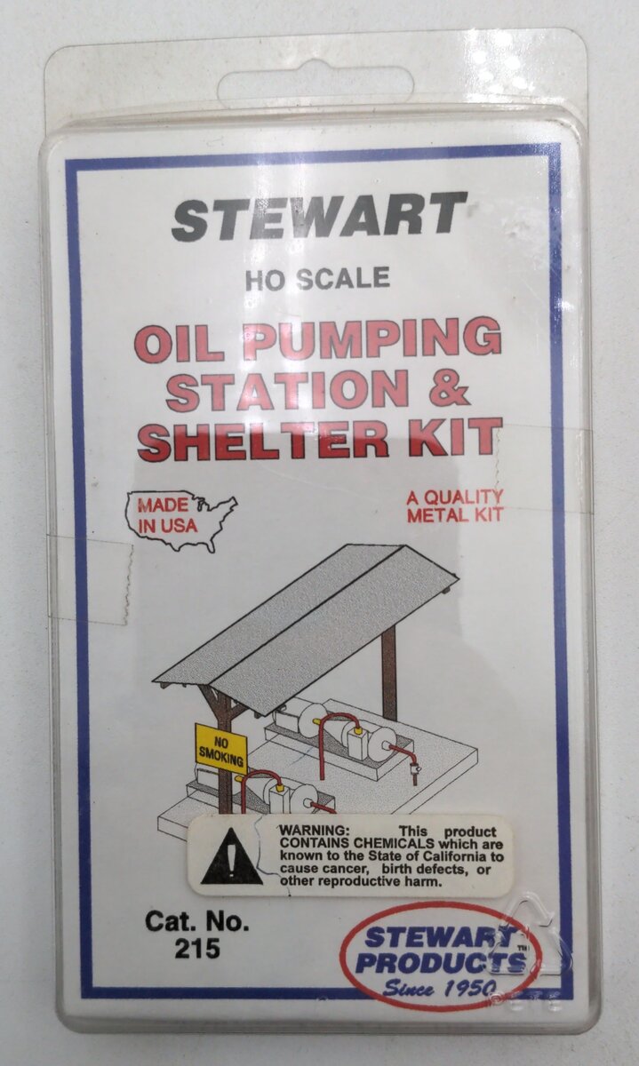 Stewart Hobbies 215 HO Oil Pumping Station & Shelter Kit