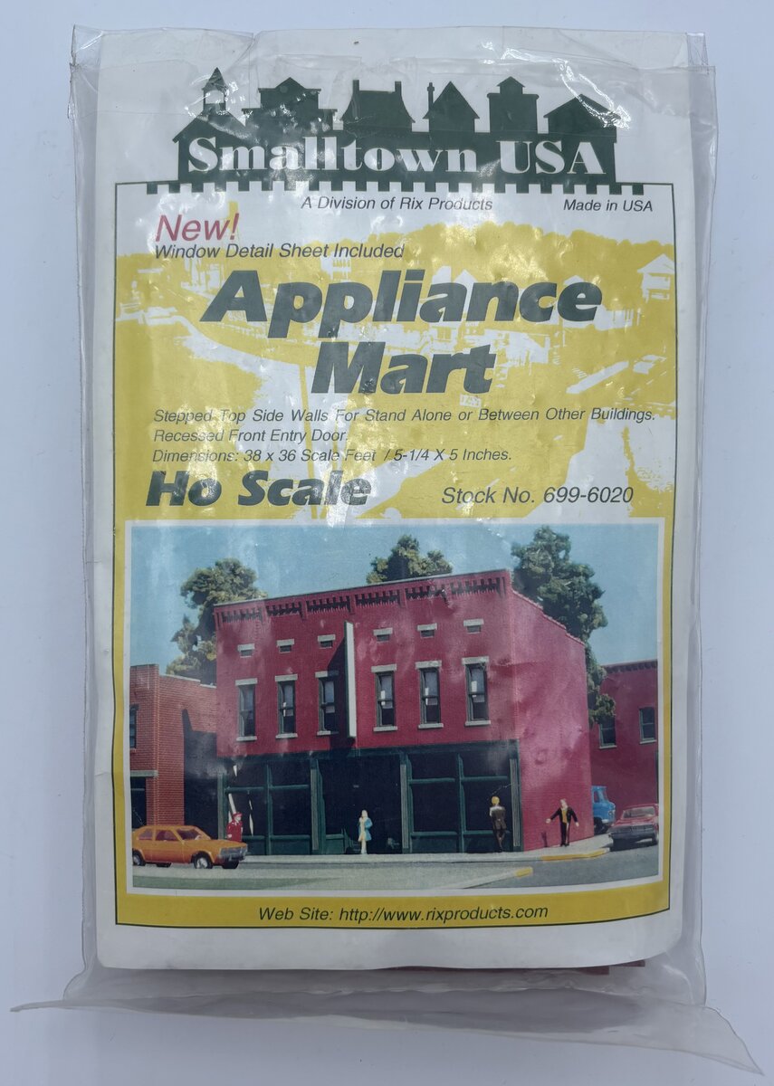 Smalltown USA 699-6020 HO Appliance Mart Building Kit