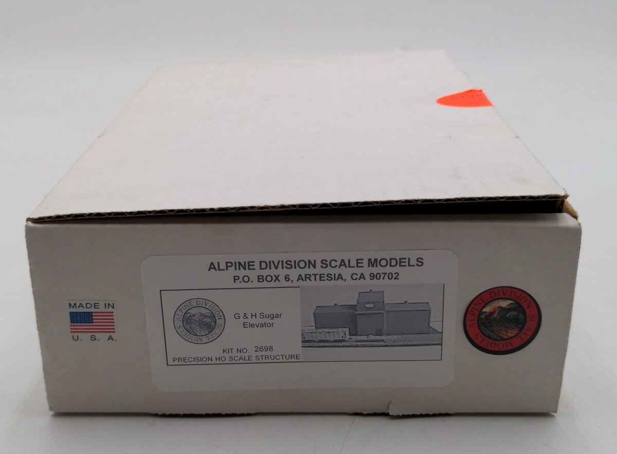 Alpine Division Scale Models 2698 HO Scale G&H Sugar Elevator Kit