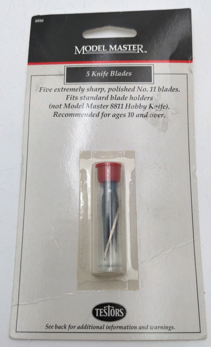 Testors 8816 Model Master #11 Knife Blades (Pack of 5)