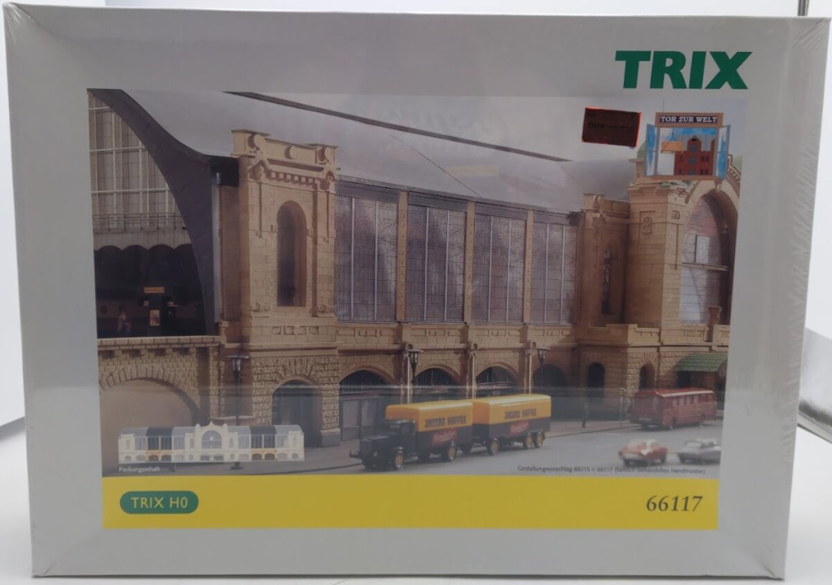 Trix 66117 HO Scale Tor Zur Welt Dammtor Station Add-On Building Kit