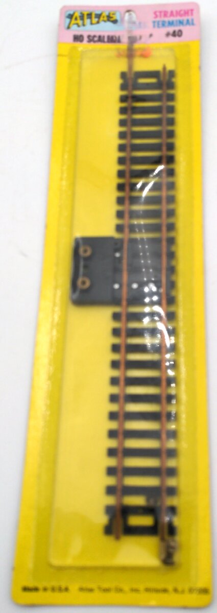 Atlas 40 HO Scale Straight Terminal Track