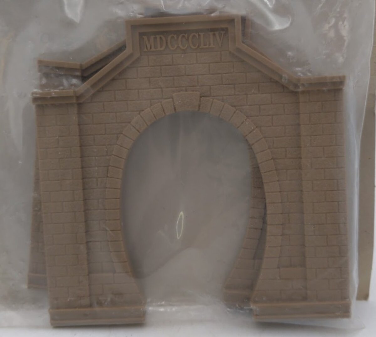 Vollmer 2504 HO Scale Plastic Single Track Portal Rhine Valley (Pack of 2)