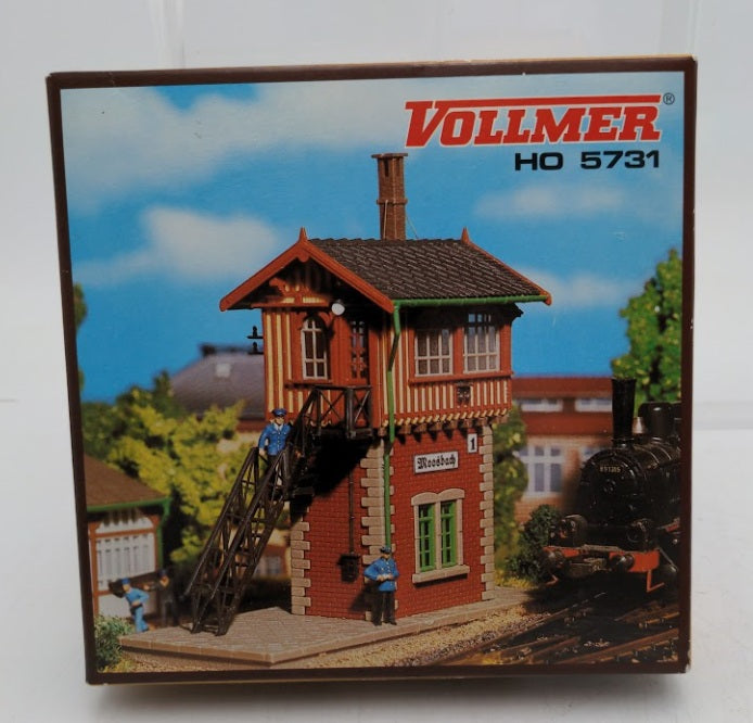 Vollmer 5731 HO Scale Stellwerk Moosbach Signal Railroad Building Kit