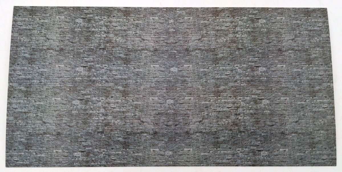 Vollmer 7365 N Scale Single Grey Stone Sheet