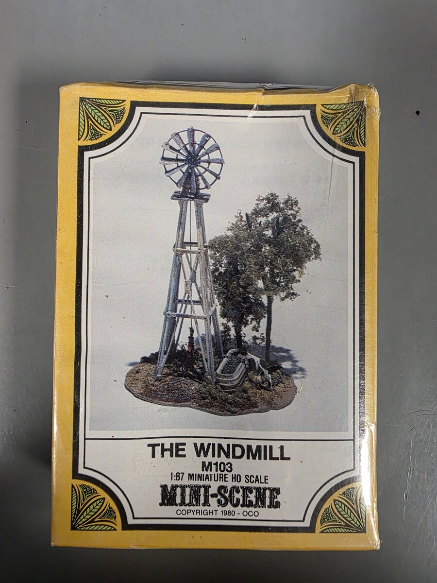 Woodland Scenics M103 HO Mini-Scene The Windmill Building Kit