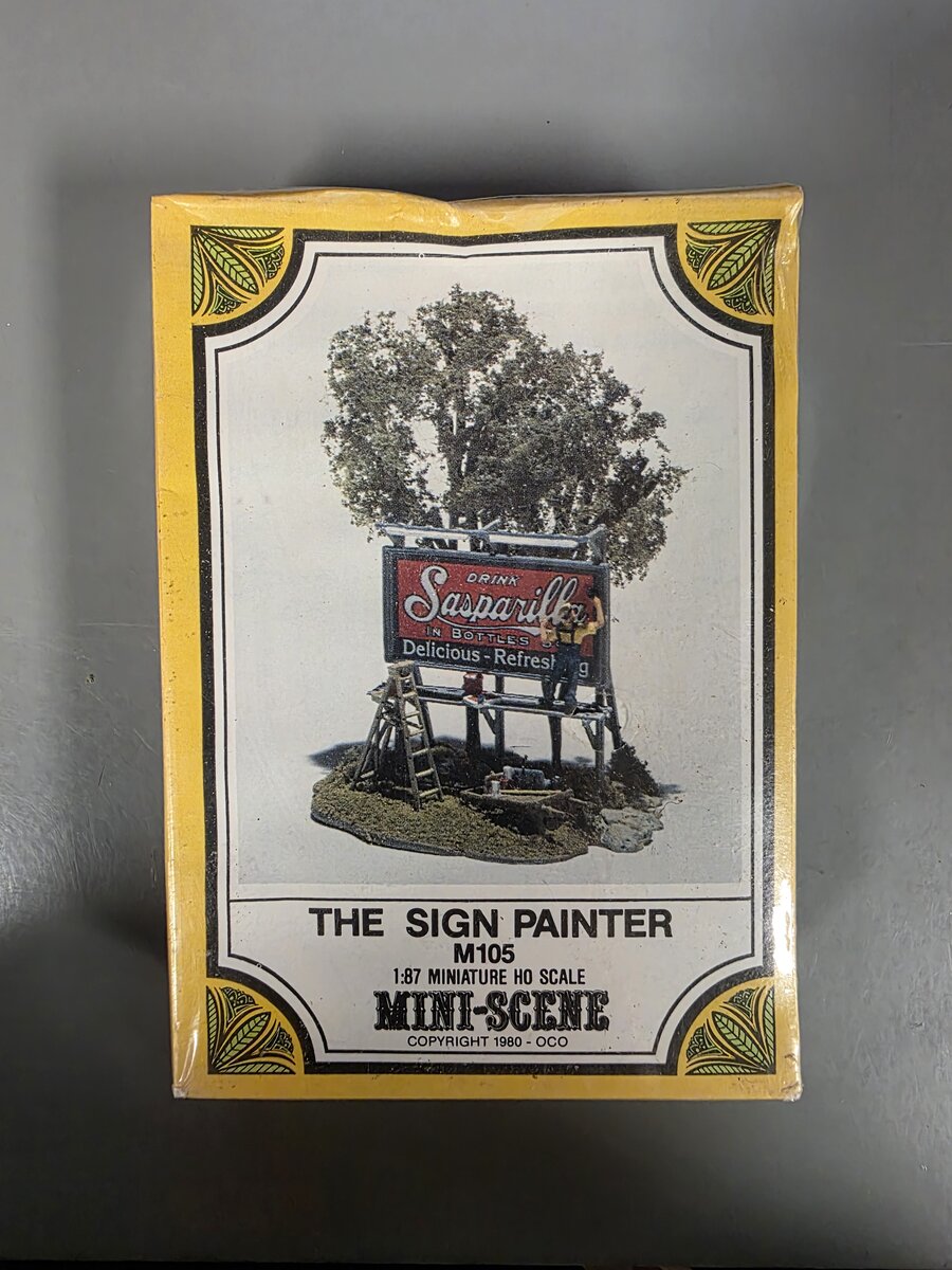 Woodland Scenics M105 HO Mini-Scene The Sign Painter Kit