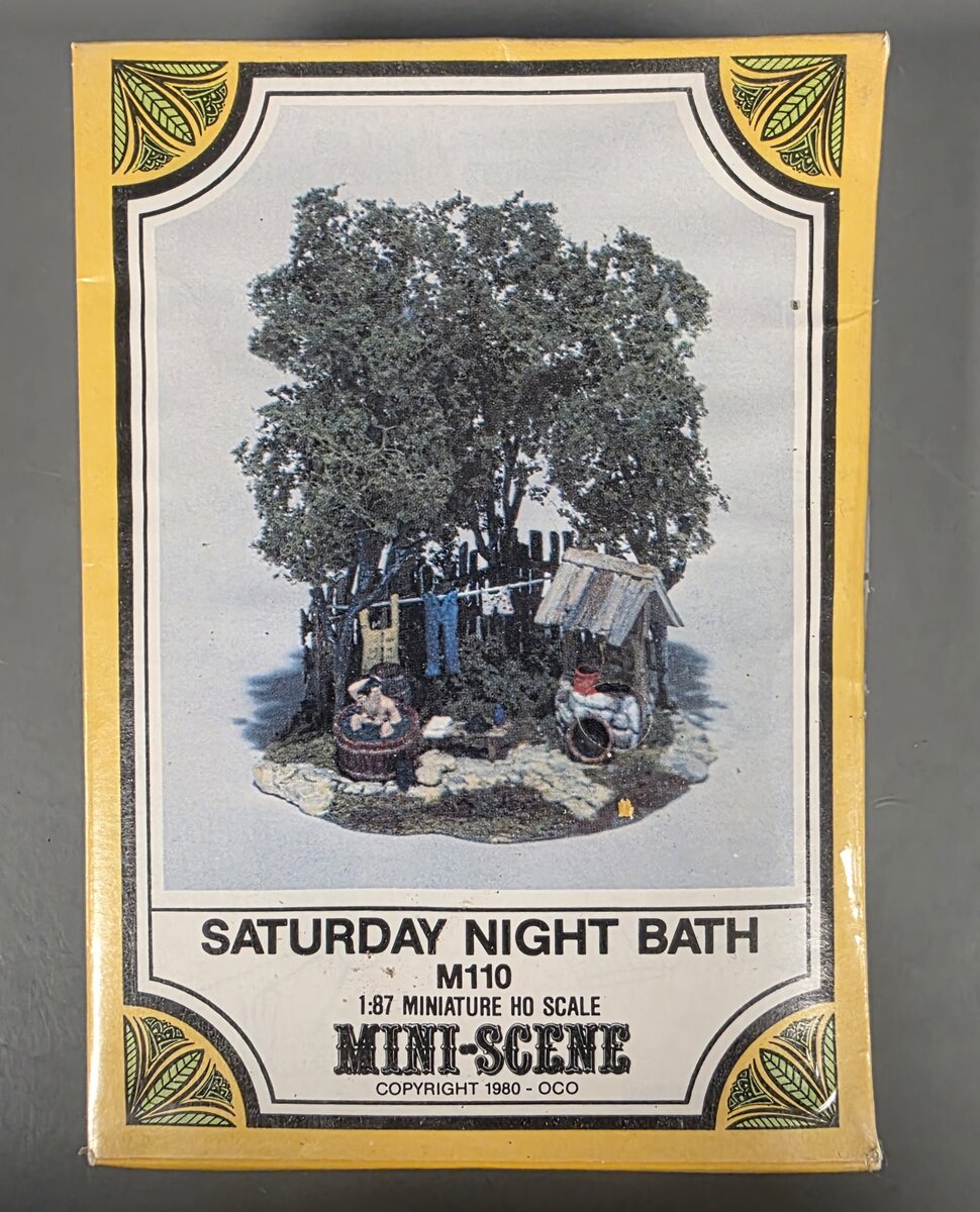 Woodland Scenics M110 HO Mini-Scene Saturday Night Bath Building Kit
