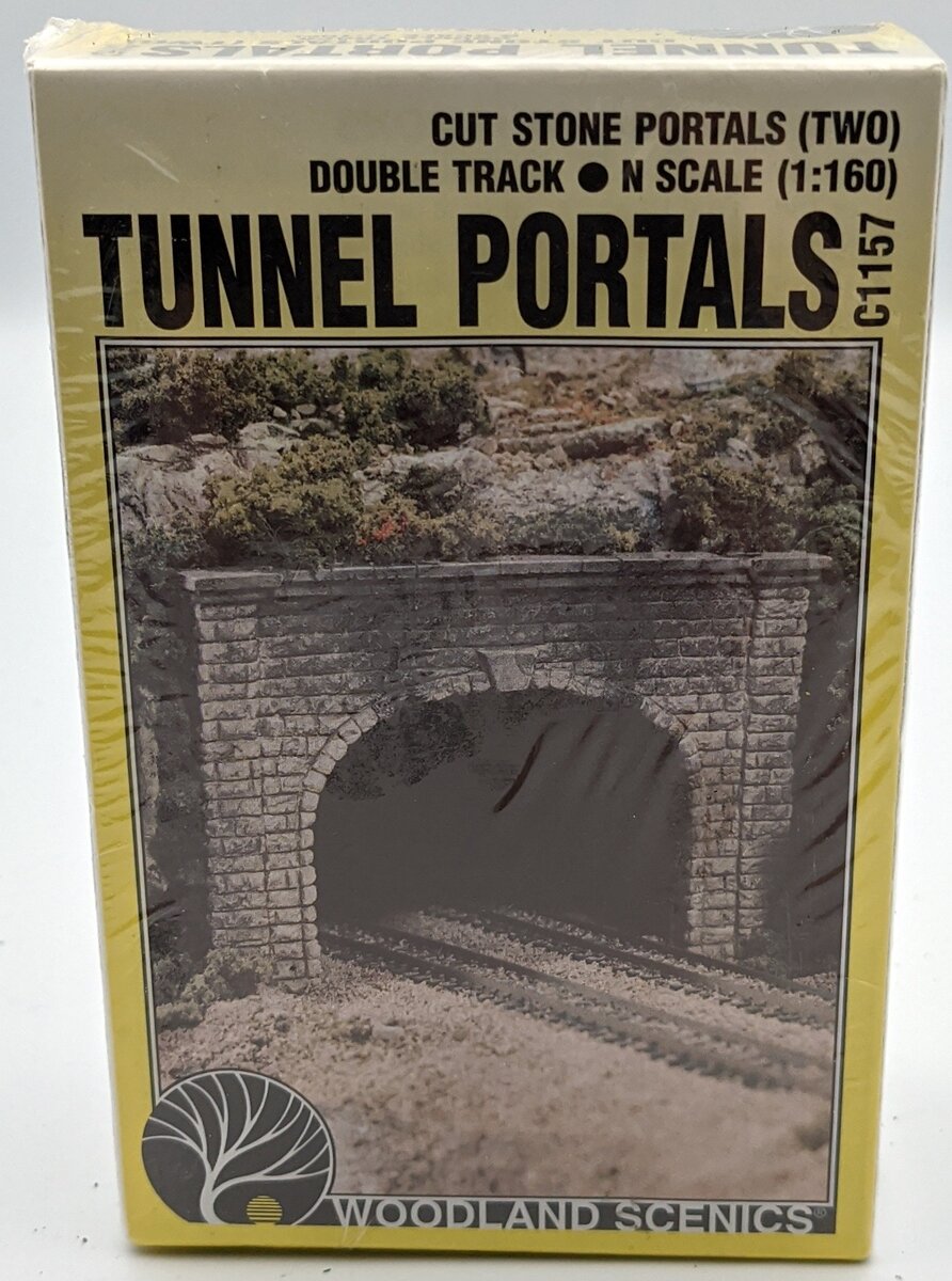 Woodland Scenics C1157 N Cut Stone Double Portal (Pack of 2)