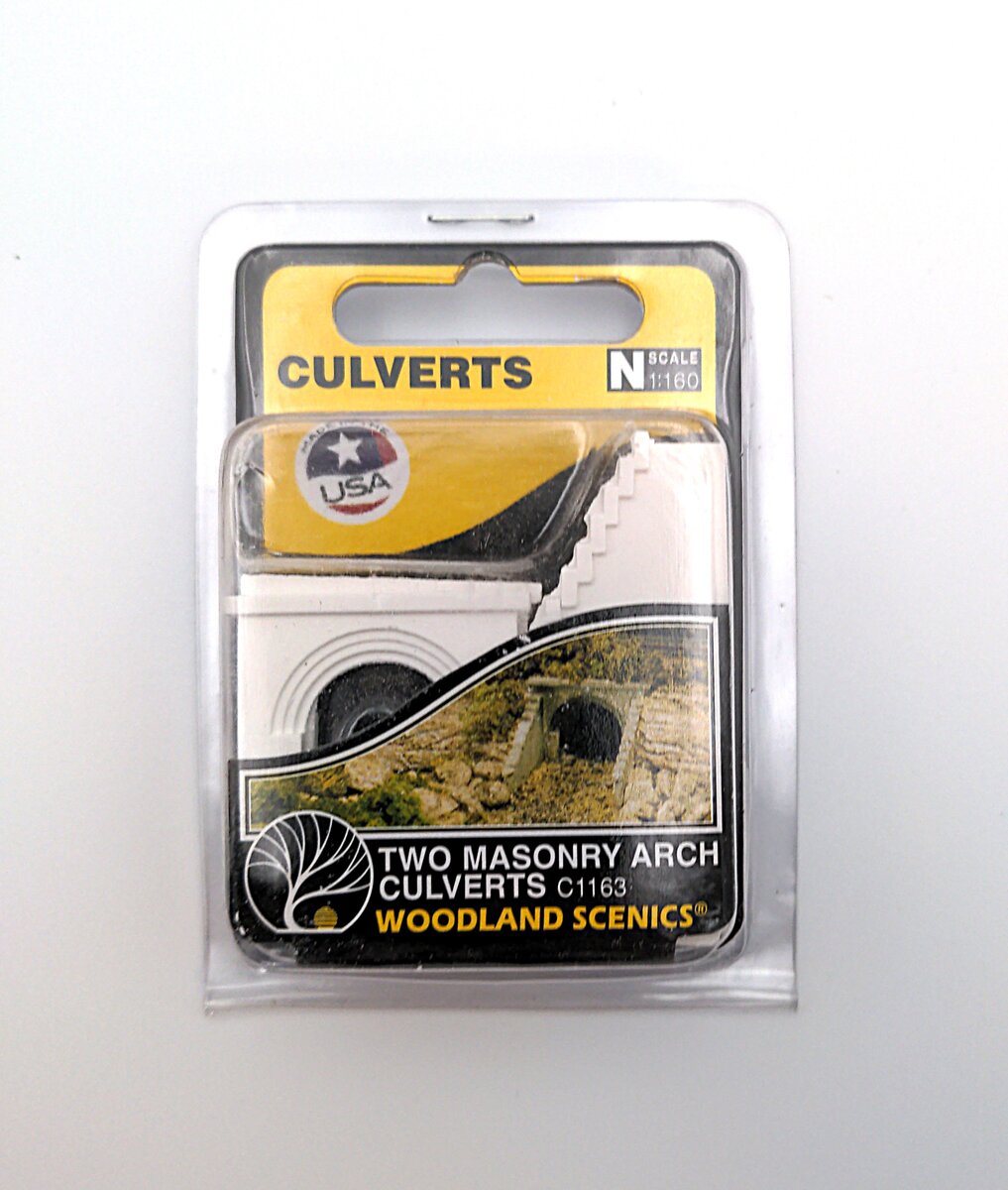 Woodland Scenics C1163 N Masonry Arch Culverts (Pack of 2)