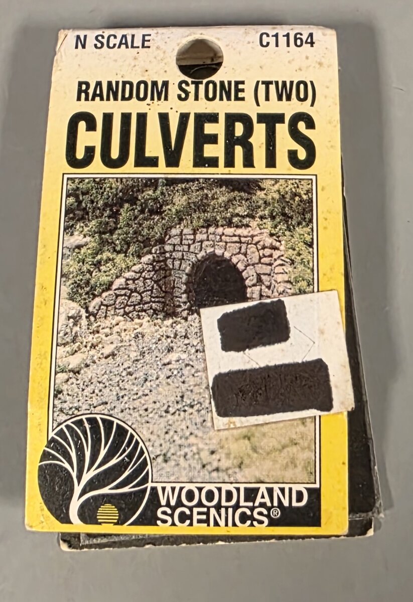 Woodland Scenics C1164 N Random Stone Culverts (Pack of 2)
