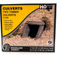 Woodland Scenics C1265 HO Scale Timber Culverts (Box of 2)