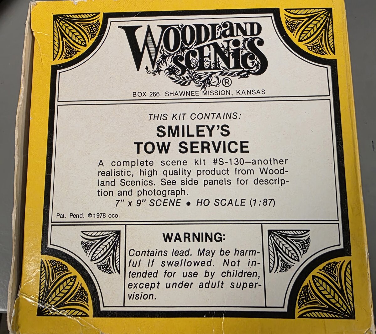 Woodland Scenics S-130 HO Smiley's Tow Service Building Kit